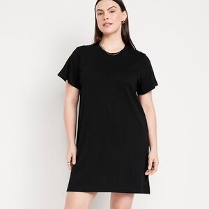 NWOT Old Navy XXL Black T-Shirt Dress